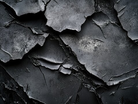 This image showcases a high-contrast, industrial style crackle texture. The dark background with cracked, metallic paint effects creates an urban, edgy atmosphere.