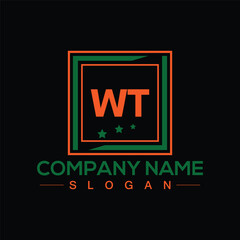 Creative logo design with abstract shape