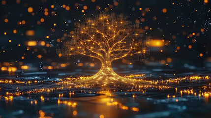 golden tech tree of life