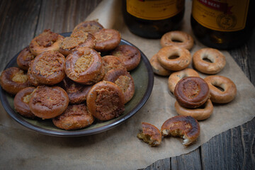 Seitan filled doughnuts