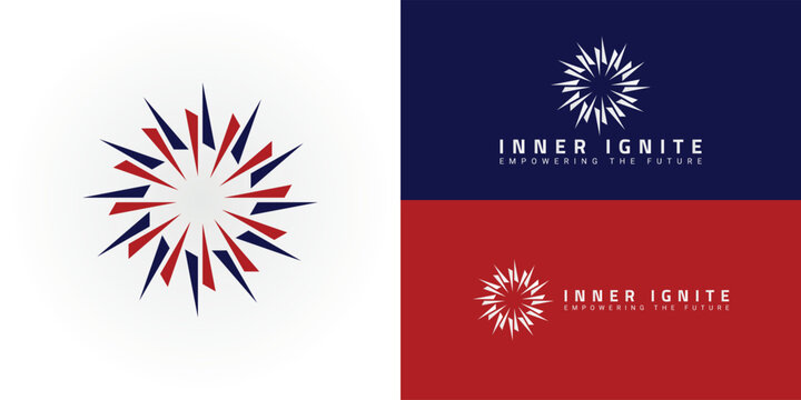 The unique logo displays a central void from which sharp, dynamic elements extend outward in alternating colors, subtly forming the parallel II initials for Energy and Power businesses.