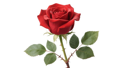 Fototapeta premium single red rose