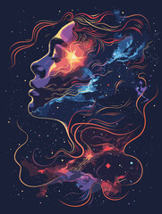 Zodiac sign Virgo. Astrological horoscope collection.