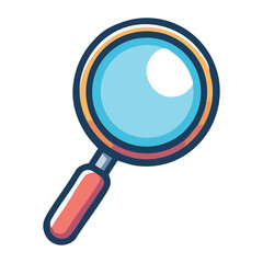 Magnifying Glass Vector Art for Investigation and Detailed Analysis