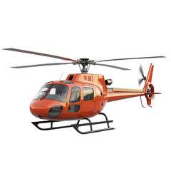 travel helicopter clay 3d render, aerial tourism, flight over landmarks, adventure tours, scenic flight service, realistic clay model, white background with space around
