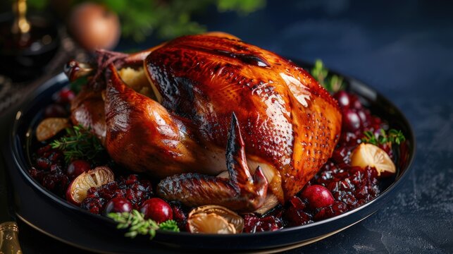 roasted chicken with vegetables