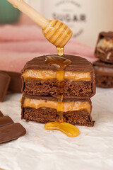 Delicious Honey Bread Close-Up