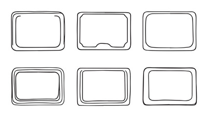 Bath mat set line art