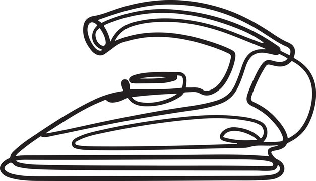 Minimalist continuous line art drawing depicting a clean, simplistic design that captures the essence of minimalism and elegance in one continuous line.