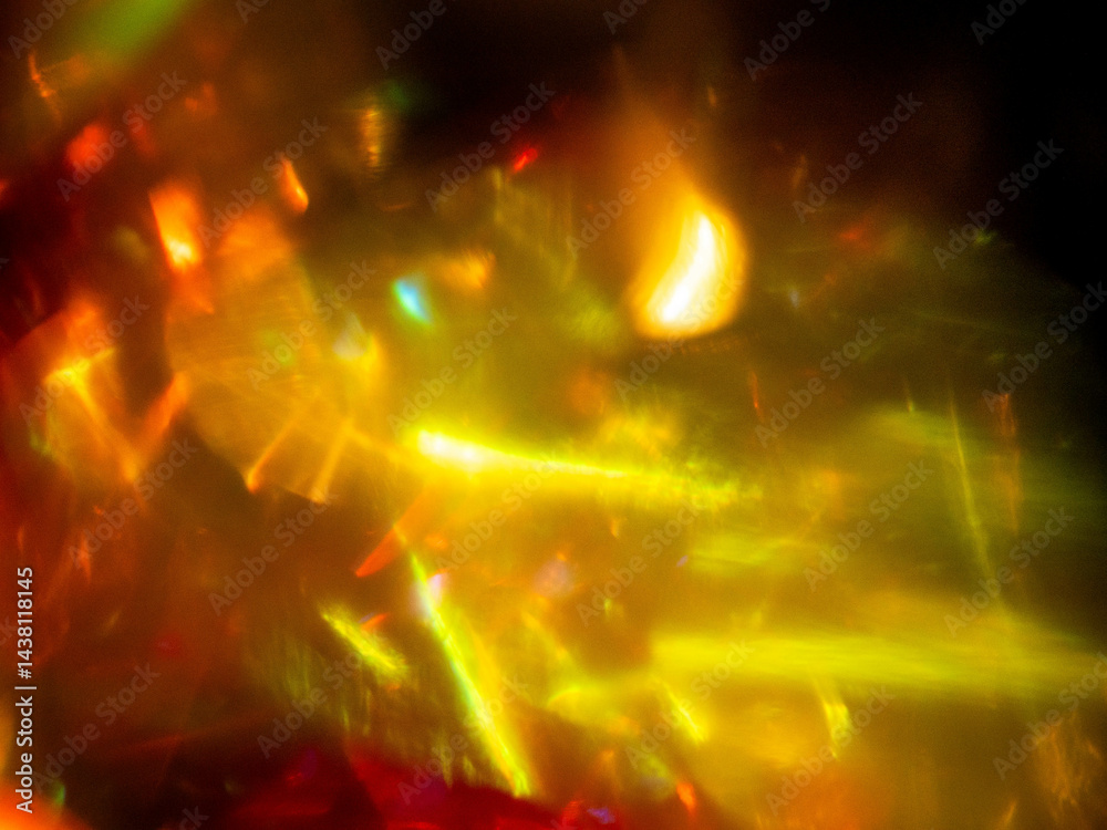 Wall mural abstract bokeh background with warm color. digital background for design. lens flare and light glow.