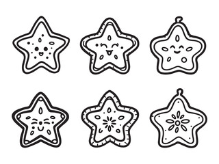 Stokesia vector line art illustration