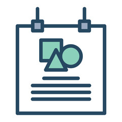 graphic design line green fill_Poster.eps