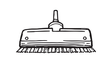 Carpet sweeper line art