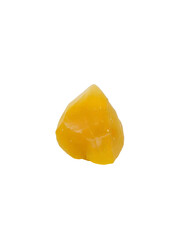 Shiny gold mineral crystal cutout
