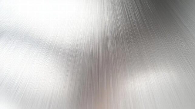 Polished stainless steel surface with sharp reflections and smooth texture