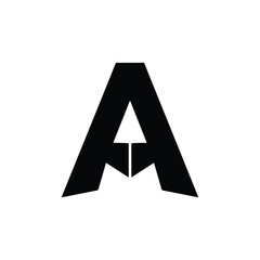 Logo featuring the letter 'A' with an upward arrow
