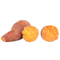 yam isolated on white background