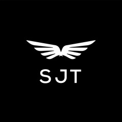 SJT Letter Initial Logo Design Template Vector Illustration