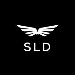 SLD Letter Initial Logo Design Template Vector Illustration
