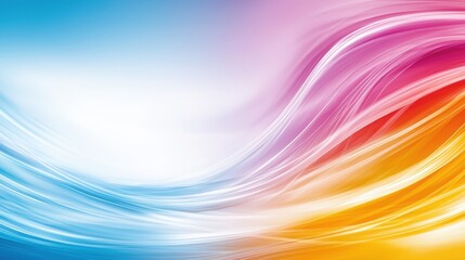 Fototapeta premium A colorful abstract background with wavy lines