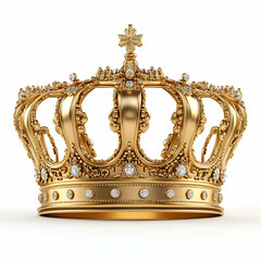 Gold crown graphic design royalty illustration