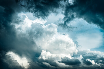 Obraz premium Dramatic Storm Clouds Background