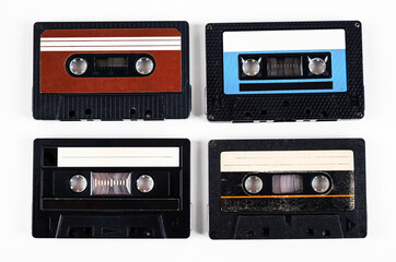 Audio Cassettes closeup