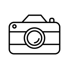 camera icon white on background