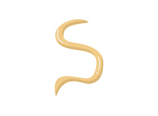 Fototapeta premium set of an Parasite Disease Hookworm Illustration