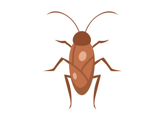 set of an Parasite Disease Cockroach Illustration