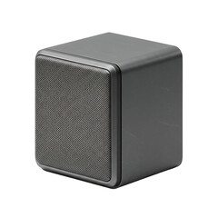 Obraz premium Dark Gray Square Decorative Knob with Textured Design