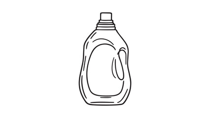 Fabric softener line art