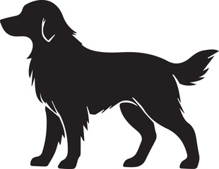 Dog silhouette Vector | Minimalist & Trendy Dog Silhouette Design | Unique & Stylish Dog Artwork for Vector design