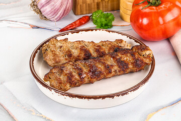 Beef kebab minced meat shashlik
