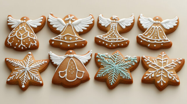 christmas, gingerbread, food, cookie, cookies, sweet, holiday, xmas, cake, decoration, dessert, homemade, winter, icing, star, biscuit, gingerbread cookie, baked, tree, brown, ornament, delicious, sug
