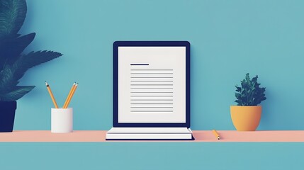 AI-Powered Digital Writing Assistant Interface for Real-Time Document Editing and Content