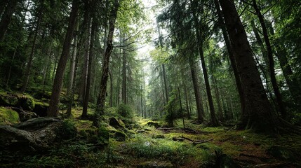 Obraz premium forest in the morning