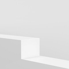 Fototapeta premium Modern Product Podium. 3D Backdrop. 3D illustration.