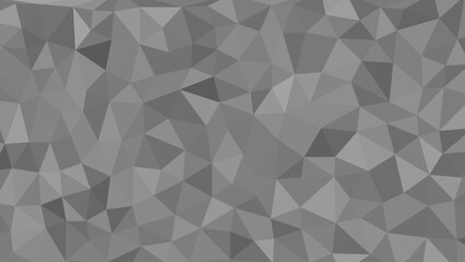 Obraz premium Gray abstract background featuring polygonal, triangular patterns creating a modern geometric design. Perfect for contemporary, minimalist, or technology-related themes and concepts.