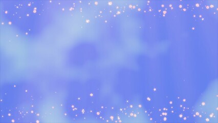 金色の星がキラキラ輝くイラスト