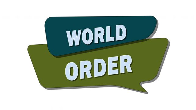 World order &ndash; The political and economic power structure that governs international relations and global stability.