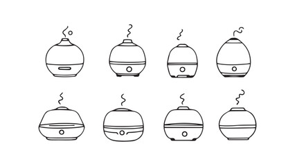 Humidifier set line art