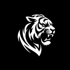 Malayan Tiger Symbol Icon Logo