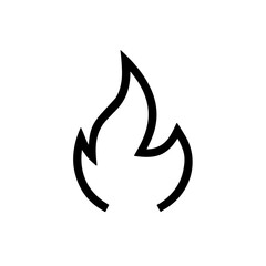 Obraz premium fire vector icon illustration
