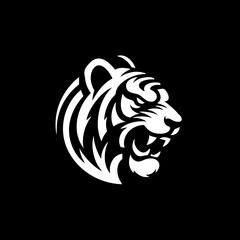 Fototapeta premium Malayan Tiger Symbol Icon Logo