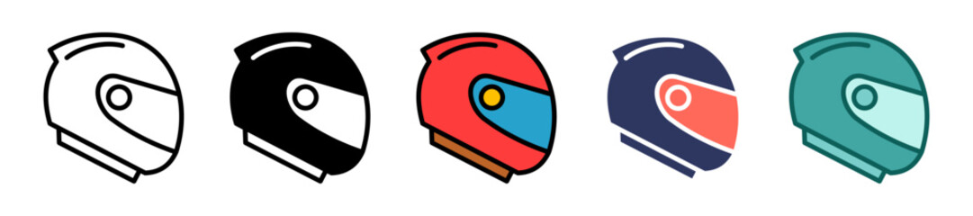 Helmet multiple icon