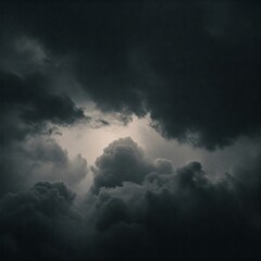 Obraz premium dark stormy clouds