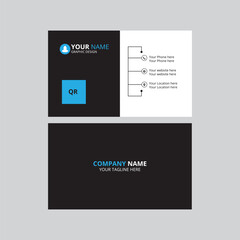 Naklejka premium minimal Business Card Design Template