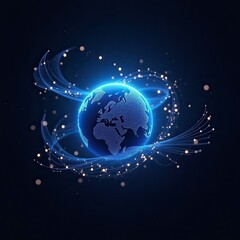 Fototapeta premium planet earth in space