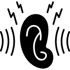 Noise Pollution glyph icon